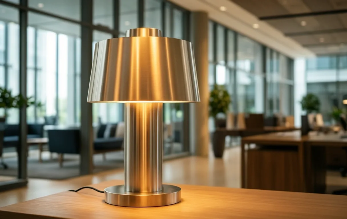 Skulpturel lampe